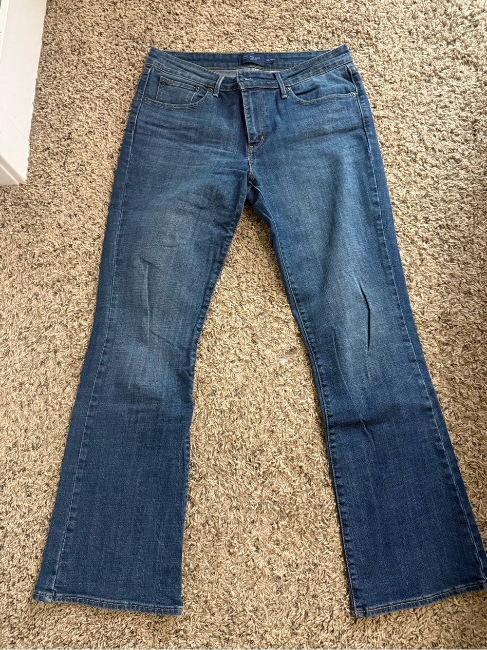 Levi's Women's Medium Blue Flare Jeans